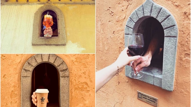 意大利恢復了其17世紀的葡萄酒窗©Buchette del Vino
